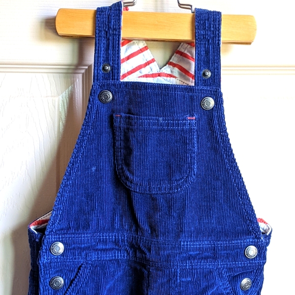 Boden Corduroy Navy Blue Overall 3-4Y - Picture 3 of 5